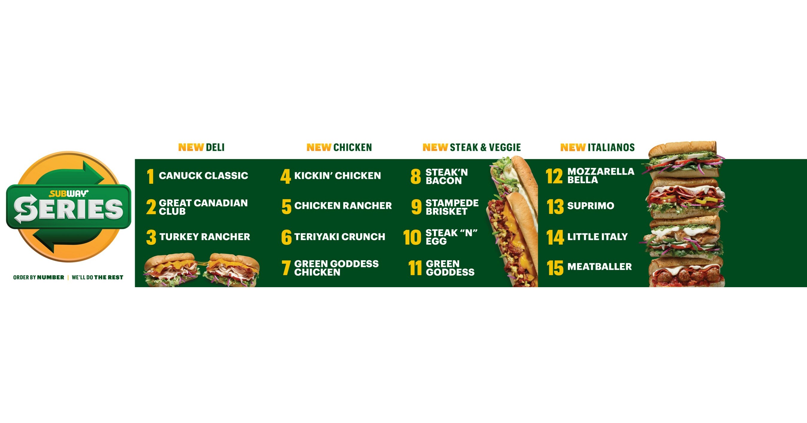 Subway® Canada Launches Biggest Menu Overhaul Ever with Subway® Series